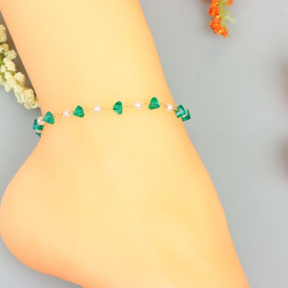 "Handmade Anklet – A Stylish Choice for Women, Thoughtful Gift Idea, EVCH1391 - Picture 9 of 10